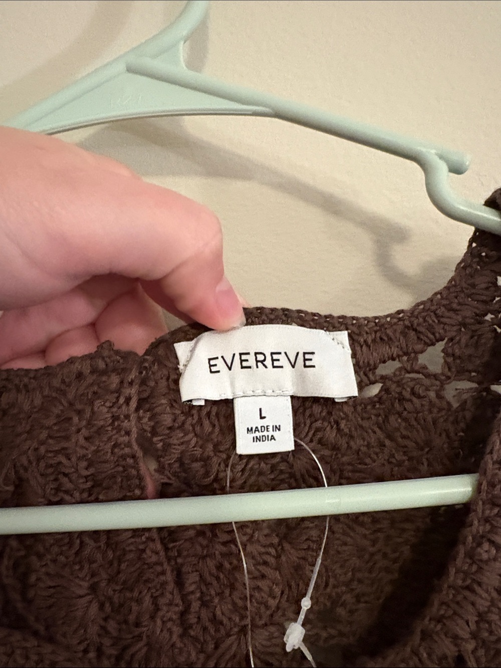 Evereve Brown Crochet Sleeveless Top - Picture 2 of 4